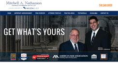 Desktop Screenshot of nathansonlaw.com